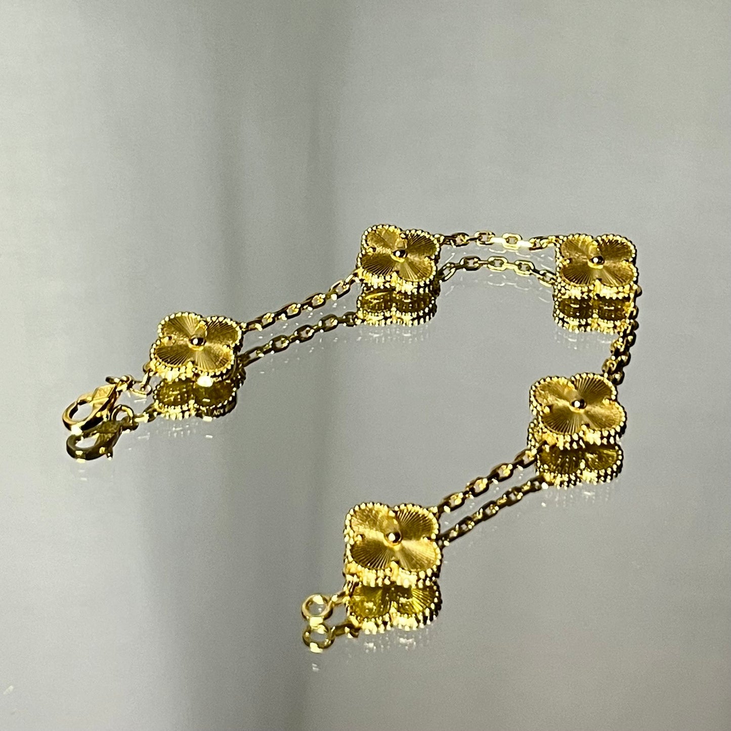 Gold Clover Bracelet