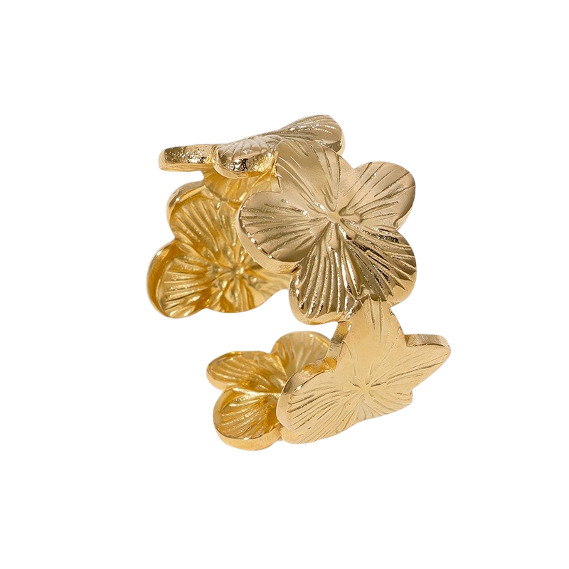 Bague Fleur en Or