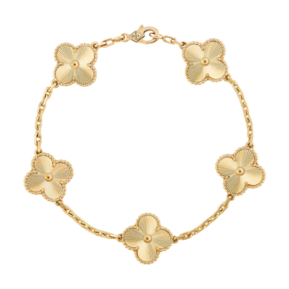 Gold Clover Bracelet