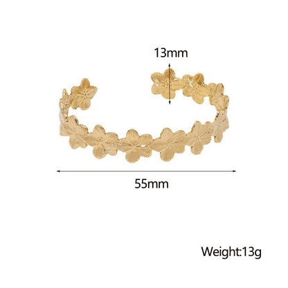 Bracelet Fleur en Or